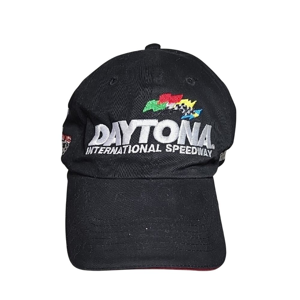 Daytona International Speedway NASCAR Black Adjustable Cap